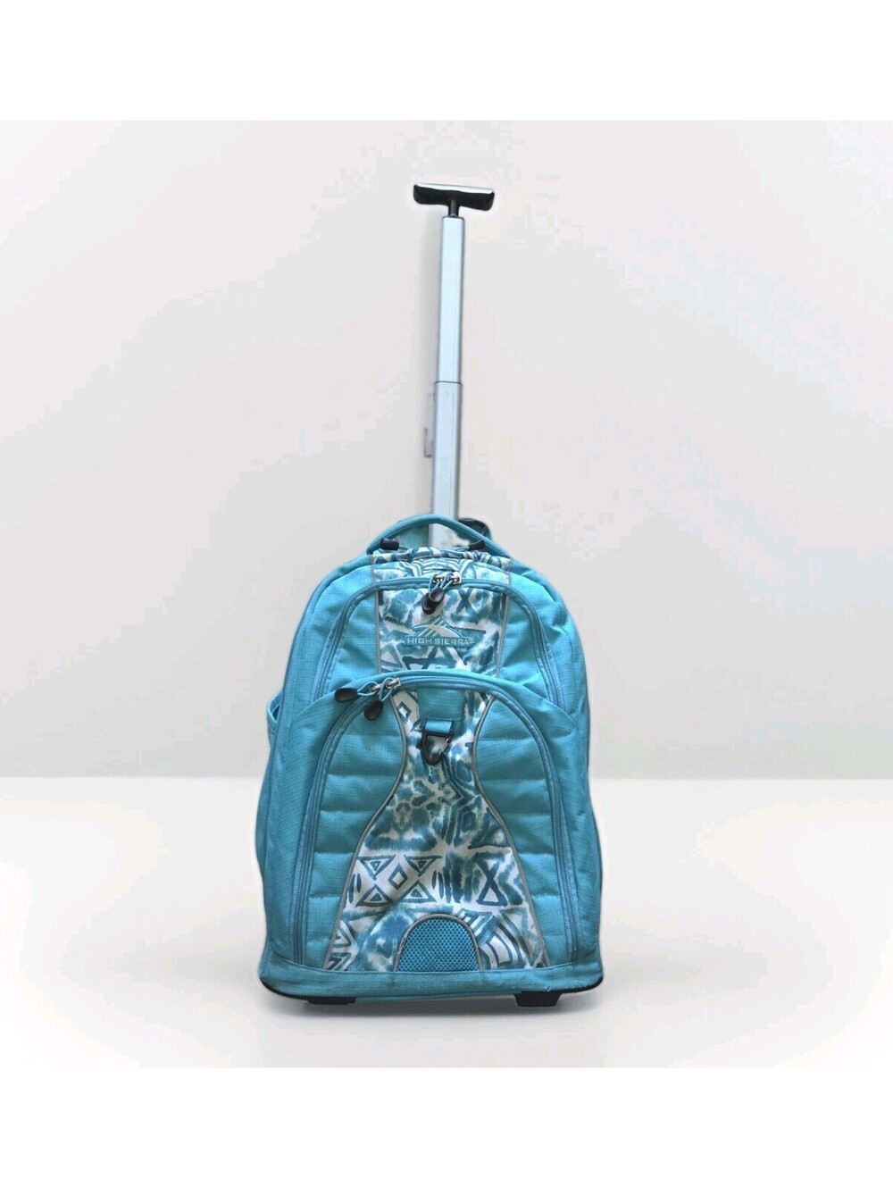 High Sierra Teal Rolling Backpack Wheeled Laptop School Travel Carry On Bag